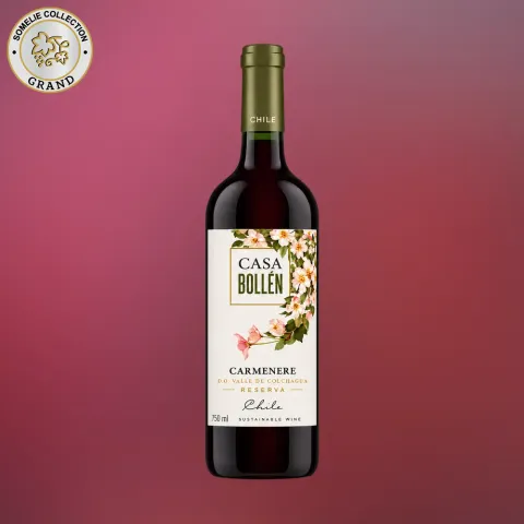 вино КАСА БОЛЬЕН КАРМЕНЕР РЕСЕРВА 12-15% 0.75, красное, сухое, Чили