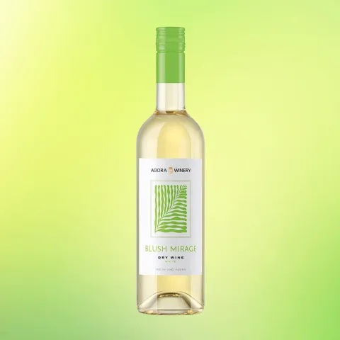 вино АГОРА БЛАШ МИРАЖ 10-12% 0.75, белое, сухое, Россия