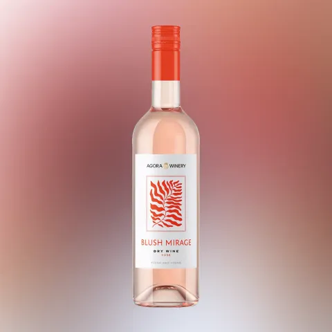 вино АГОРА БЛАШ МИРАЖ 10-12% 0.75, розовое, сухое, Россия