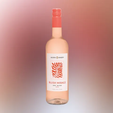 вино АГОРА БЛАШ МИРАЖ 10-12% 0.75, розовое, сухое, Россия