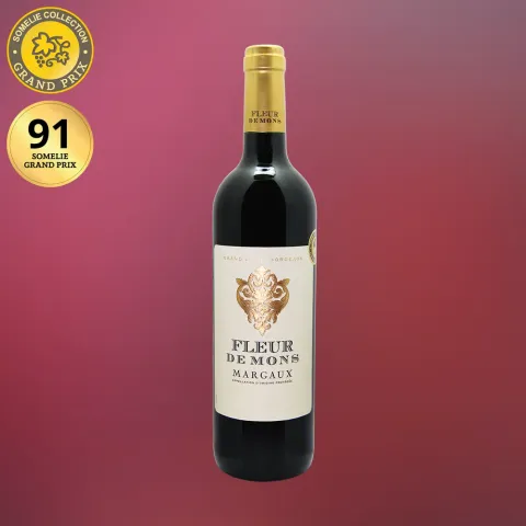вино ФЛЕР ДЕ МОН 2023 13.5% 0.75, красное, сухое, Франция