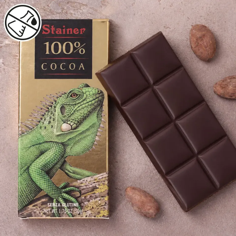 Шоколад горький 100% Стайнер 50г Италия