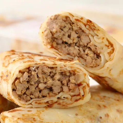 Блинчики с мясом