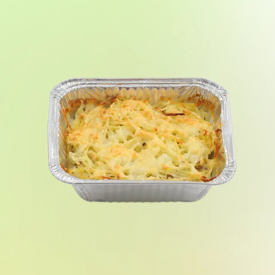 Запеканка картофельная с мясом и моцареллой