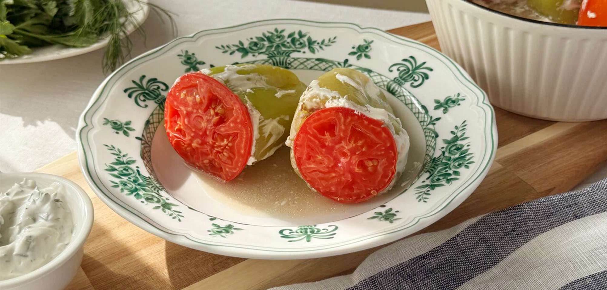 Фаршированные перцы в духовке