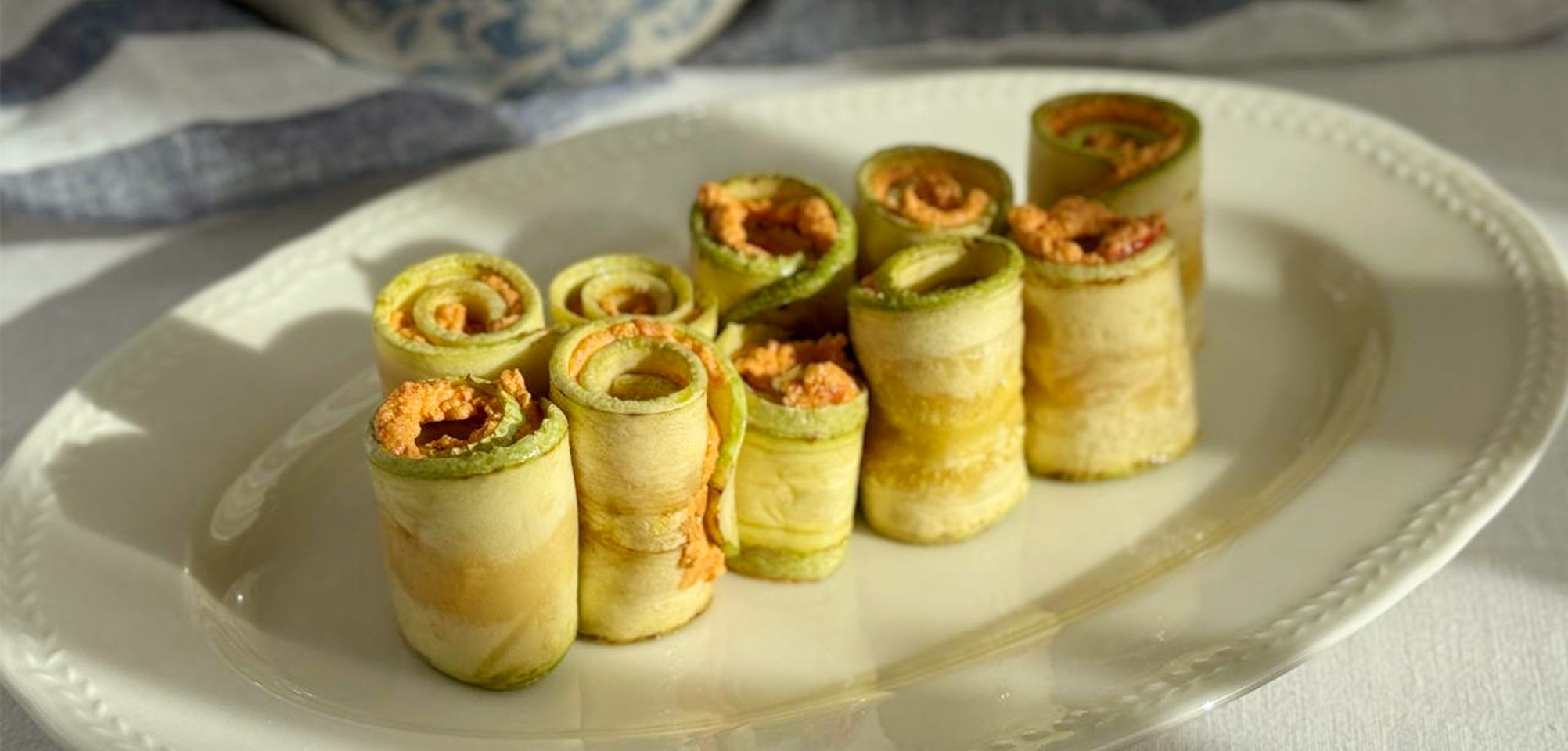 Рулетики из кабачков