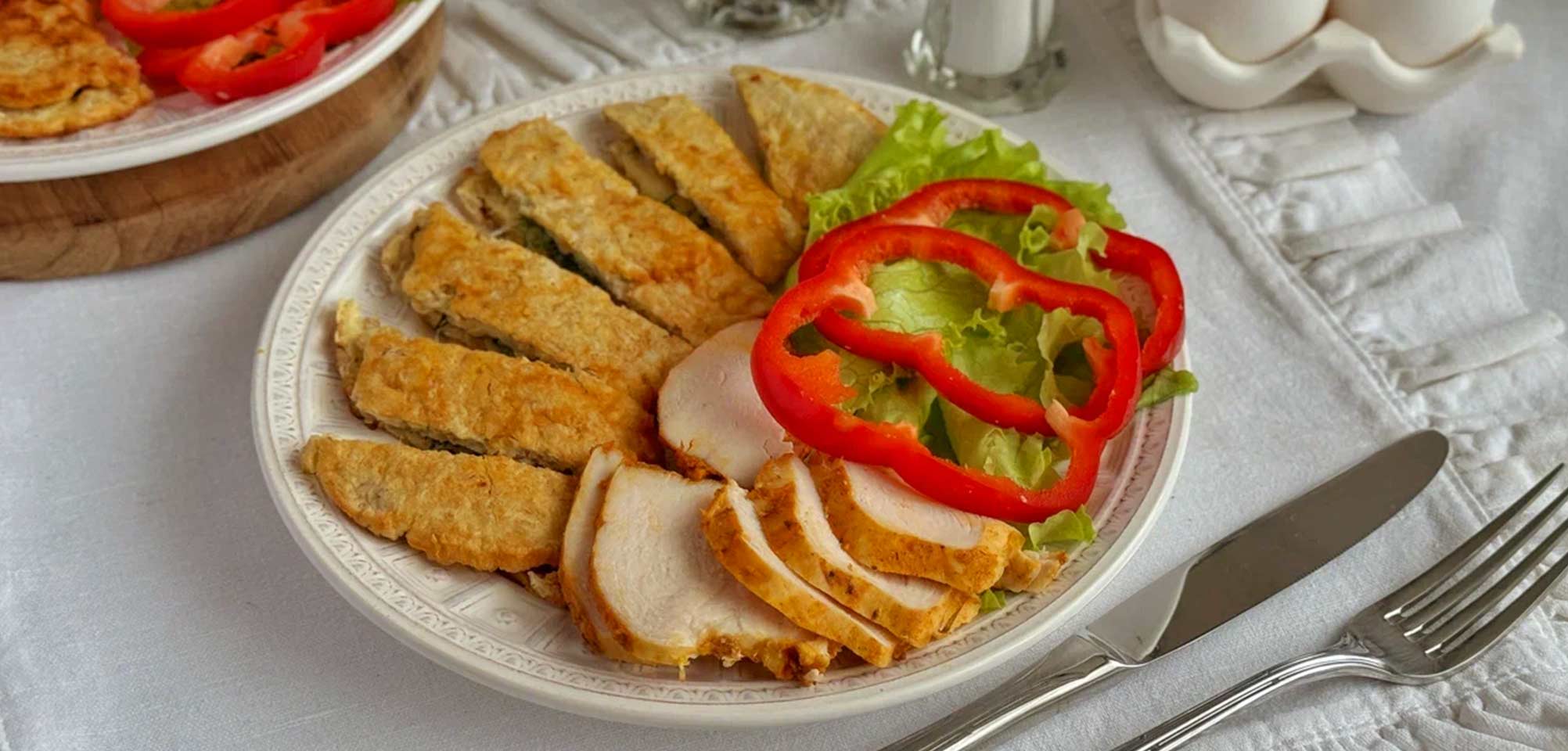 Овсяноблин с сыром и зеленью